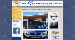 Desktop Screenshot of kfz-kraxner.at