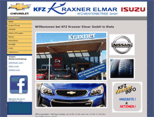 Tablet Screenshot of kfz-kraxner.at